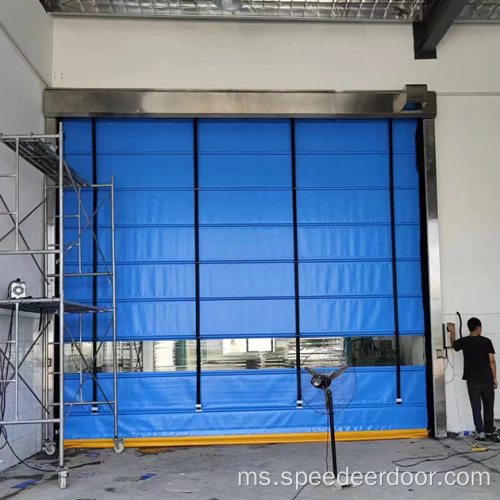 Pintu Stacking PVC Berkelajuan Tinggi Tinggi